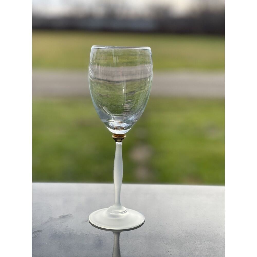 1 Champagne Wine Glass Glasses Gold Satin‎ Stem Stemware elegance